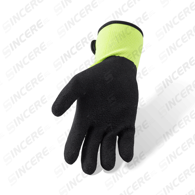 13 Gauge Polyester Nitril Sandy Palm Arbeitshandschuhe mit verstellbarem Klettverschluss am Handgelenk 13 Gauge Polyester Nitril Sandy Palm Arbeitshandschuhe mit verstellbarem Klettverschluss am Handgelenk
