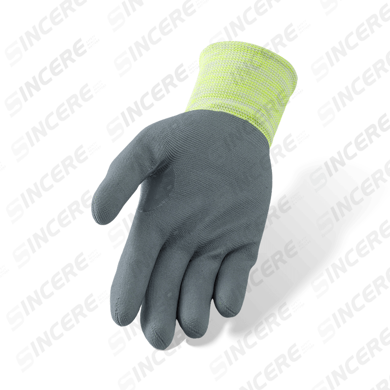 15 Gauge Nylon Spandex Handschuhe mit grauer Nitril Mikroschaum Palm Beschichtung — Ultra-Dexterous Präzisions-Arbeitshandschuhe