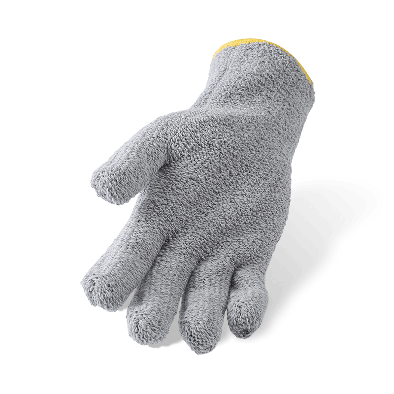 Hitzebeständige Handschuhe aus Frotteetuch aus 100 % Baumwolle — Industrieller Wärmeschutz für die Handhabung bei Hitze